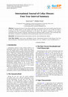 Research paper thumbnail of International Journal of Celiac Disease: Four Year Interval Summary