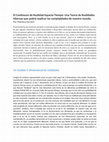 Research paper thumbnail of El Continuum de Realidad-Espacio-Tiempo: Una Teoría de Realidades Alternas que podría explicar las complejidades de nuestro mundo