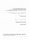 Research paper thumbnail of La militancia política femenina en la izquierda marxista ecuatoriana de la década de los sesenta: La URME y el PCE