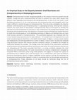 Research paper thumbnail of An Empirical Study on the Disparity between Small Businesses and Entrepreneurship in Developing Economies