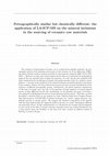 Research paper thumbnail of UISPP - Session X-1. Archaeometry of prehistoric and protohistoric stone, metal, ceramics and glass "Petrographically similar but chemically different: the application of LA-ICP-MS on the mineral inclusions in the sourcing of ceramics raw materials"