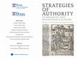 Research paper thumbnail of STRATEGIES OF AUTHORITY IN MEDIEVAL AND RENAISSANCE EUROPE / Philadelphia April 16–17 | 9AM–6PM | Kislak Center, Van Pelt Library 6th Floor