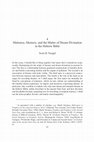 Research paper thumbnail of "Maleness, Memory, and the Matter of Dream Divination in the Hebrew Bible"