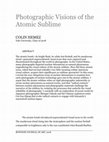 Research paper thumbnail of Photographic Visions of the Atomic Sublime