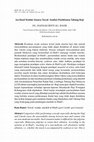 Research paper thumbnail of Isu Batal Wuduk Semasa Tawaf Analisa Pendekatan Tabung Haji MANU 2014