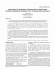 Research paper thumbnail of Comparison of Debonding Time and Pain Between Three Different Debonding Techniques for Stainless Steel Brackets