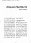 Research paper thumbnail of Aportación a la obra de E. Mª Repullés y Vargas: su proyecto de conducción de aguas en Piedrahíta (Ávila)