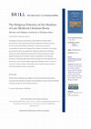 Research paper thumbnail of Colominas Aparicio, M. The Religious Polemics of the Muslims of Late Medieval Christian Iberia (The Medieval and Early Modern Iberian World, 64). Leiden, Boston: Brill, 2018. https://brill.com/view/title/34842