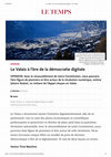 Research paper thumbnail of Le Valais à l’ère de la démocratie digitale