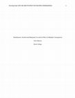 Research paper thumbnail of Simultaneous Alcohol and Marijuana Use and its Effect on Multiple Consequences - Proposal