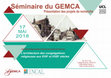 Research paper thumbnail of Séminaire du GEMCA (17 mai 2018) - L'architecture des congrégations religieuses aux 17e et 18e siècles