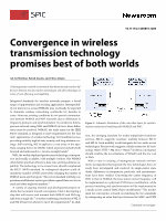 Research paper thumbnail of Convergence in wireless transmission technology promises best of both worlds