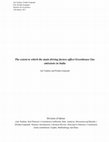 Research paper thumbnail of The extent to which the main driving factors affect Greenhouse Gas emissions in India