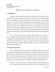 Research paper thumbnail of Environmental Impact Assessment