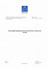 Research paper thumbnail of Knowledge Management of real estate firms in China and Sweden