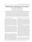 Research paper thumbnail of Rethinking the Anthropology of Corruption An Introduction to Supplement 18