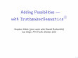 Research paper thumbnail of Adding Possibilities — with TruthmakerSemantics © Stephen Yablo (joint work with Daniel Rothschild