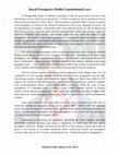 Research paper thumbnail of Royal Prerogative (Public/Constitutional Law) (By Sultanul Arafin Johnny)