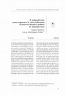 Research paper thumbnail of El antipositivismo como respuesta a la crisis civilizatoria El proyecto filosófico-político de Alejandro Korn