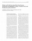 Research paper thumbnail of Hittite and Early Iron Age Glass from Kaman- Kalehöyük and Büklükale, Turkey: Evidence for Local Production and Continuity?