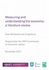 Research paper thumbnail of Measuring and understanding the economy: a literature review