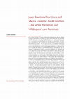 Research paper thumbnail of J. B. Martínez del Mazos "Familie des Künstlers"  – die erste Variation auf Velázquez' "Las Meninas"/J. B. Martínez del Mazo "The Artist’s Family"  – the first variation on Velázquez’ "Las Meninas"