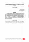 Research paper thumbnail of Dossier - La protección de los derechos de las niñas en el derecho penal juvenil - Mary Beloff.pdf