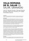 Research paper thumbnail of Villa romana de El Salar (El Salar, Granada)