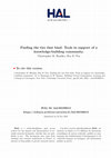 Research paper thumbnail of Finding the ties that bind: Tools in support of a knowledge-building community