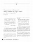 Research paper thumbnail of Cine y sociedad en Cartagena de Indias, Colombia (1912-1923) Rasgos y evolución de la cartelera