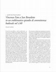 Research paper thumbnail of «… purché siano buone le pitture» Vincenzo Fato a San Benedetto in un emblematico episodio di committenza badessale nel 1768, in Il tesoro di San Benedetto in Conversano. Storia, arte, devozione e vita quotidiana nel Monstrum Apuliae, catalogo della mostra (Conversano 2017), Foggia 2017