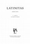 Research paper thumbnail of Carisio, Ars grammatica I 15: nuovi argomenti per l'attribuzione al Dubius sermo e per una polemica anti-senecana da parte di Plinio,in "Latinitas Series Nova- Rivista della Pontificia Academia Latinitatis", 5, 2, 2018, pp. 73-100.