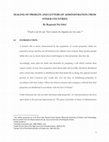 Research paper thumbnail of SEALING OF PROBATE AND LETTERS OF ADMINISTRATION FROM OTHER COUNTRIES