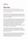 Research paper thumbnail of Arte Total