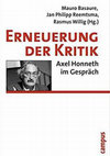 Research paper thumbnail of Erneuerung der Kritik. Axel Honneth im Gespräch