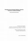 Research paper thumbnail of Principios de las Finanzas Públicas y Derecho Financiero Constitucionalizado