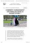 Research paper thumbnail of COMMENT S'ORGANISENT LES FAMILLES DANS LE MONDE ARABE?