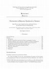 Research paper thumbnail of Foundations oF Romanian Geopolitical Thinking