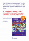 Research paper thumbnail of Fear of negative evaluation and weight/shape concerns among adolescents: The moderating effects of gender and weight status