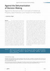 Research paper thumbnail of Against the Dehumanisation of Decision-Making Algorithmic Decisions at the Crossroads of Intellectual Property, Data Protection, and Freedom of Information