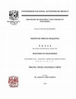 Research paper thumbnail of UNIVERSIDAD NACIONAL AUTONOMA DE MEXICO PROGRAMA DE MAESTRIA Y DOCTORADO EN INGENIERIA MAESTRO EN INGENIERIA MIGUEL ANGEL FIGUERAS CORTE