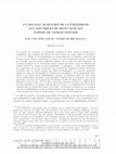 Research paper thumbnail of Un nouveau manuscrit de la paraphrase aux "Ixeutiques" de Denys dans les papiers de Conrad Gessner. Avec une note sur le "scribe de Bruxelles".