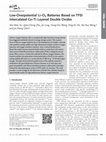 Research paper thumbnail of Low-Overpotential Li–O
2 Batteries Based on TFSI
Intercalated Co–Ti Layered Double Oxides