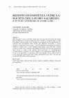 Research paper thumbnail of Reddito di esistenza oltre la società del lavoro salariato. Il futuro anteriore di André Gorz, in "Etica & Politica / Ethics and Politics, (2017) XIX/3", Trieste, EUT Edizioni Università di Trieste, 2017, pp. 127-136, ISSN: 1825-5167.