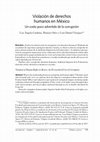 Research paper thumbnail of Violación de derechos humanos. Un costo poco advertido de la corrupción