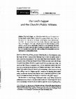 Research paper thumbnail of “The Lord’s Supper and the Church’s Public Witness: Bringing Together Heaven and Earth, Living Between Gift and Promise,” Theology Today 67:1 (April 2010): 7-14.