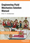 Research paper thumbnail of Engineering Fluid Mechanics Solution Manual