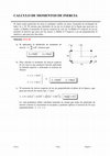 Research paper thumbnail of CALCULO DE MOMENTOS DE INERCIA