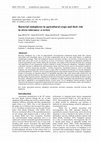 Research paper thumbnail of Bacterial endophytes in agricultural crops and their role in stress tolerance: a review