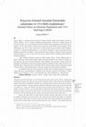 Research paper thumbnail of Rusya'nın Osmanlı Unsurları Üzerindeki Çalışmaları ve 1914 Bitlis Ayaklanması/ Russian Policy on Ottoman Population and 1914 Uprisings in Bitlis